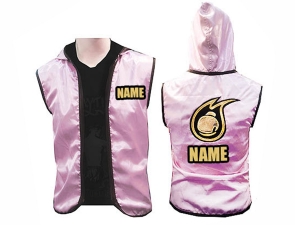 Custom Women Muay Thai Hoodies : Pink